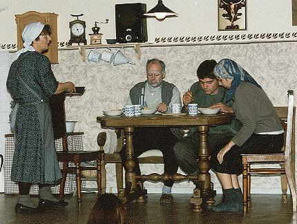 Schmitz Familie mit Fremdarbeiter